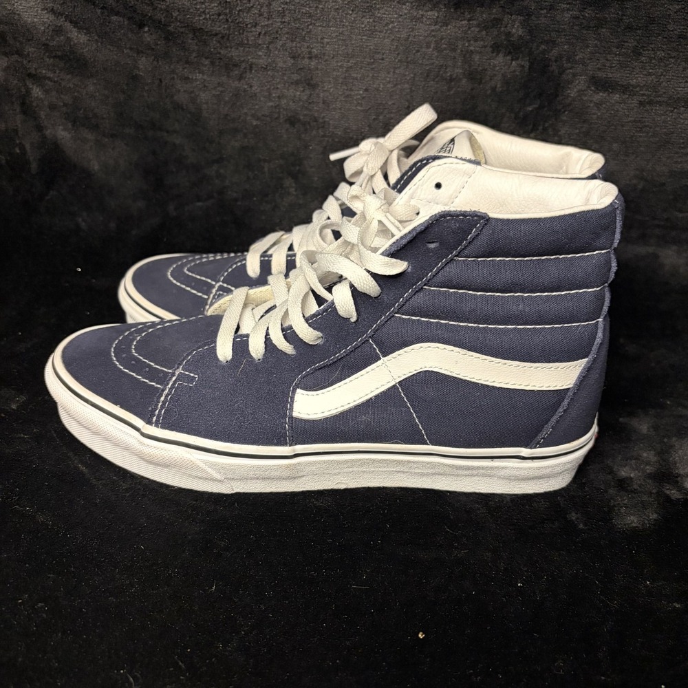 Vans Sk8-Hi Unisex M8.5/W10 Skateboarding Shoes Grisaille True White Sneakers